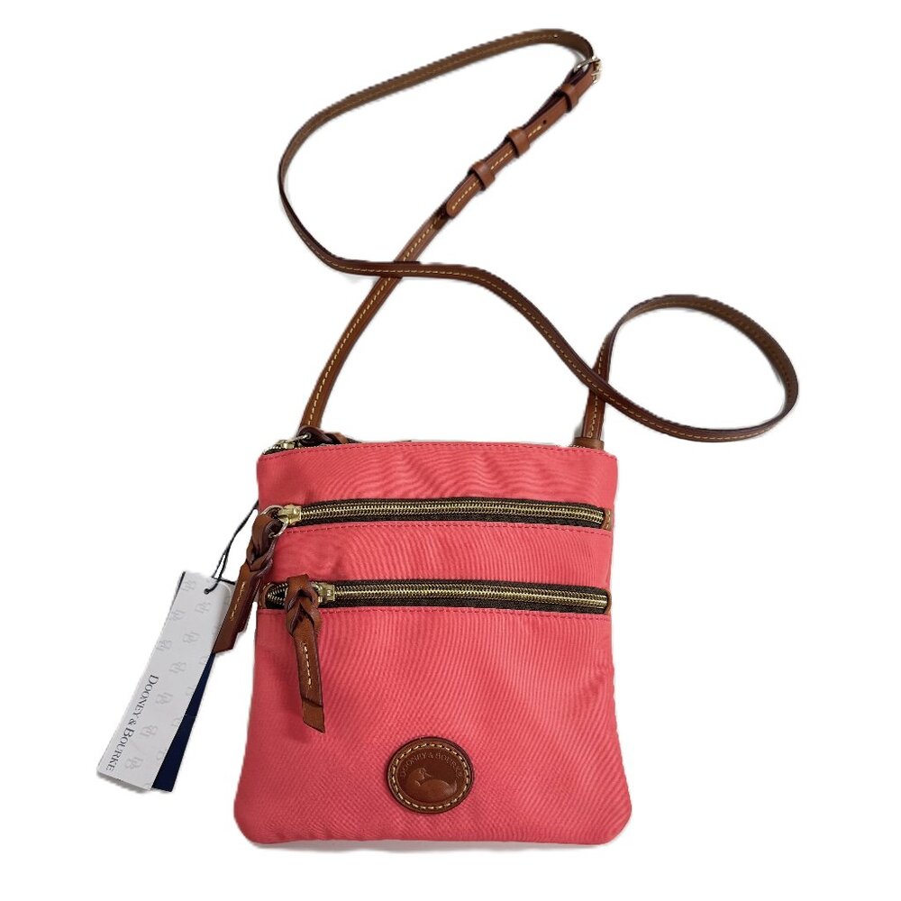 Dooney & Bourke North South Triple Zip Nylon Crossbody